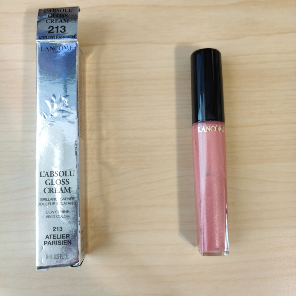 Lancome L'Absolu Gloss Cream Dewy Shine Vivid Color #213 Atelier Parisien 0.27oz